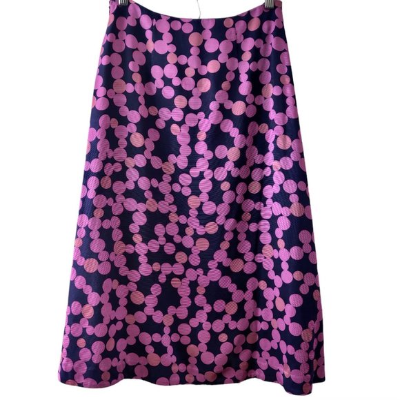 Maeve Anthropologie Womens NWT Plum Prune Zadie Dot Corset Lace Up Lined Skirt 2 - Picture 2 of 11